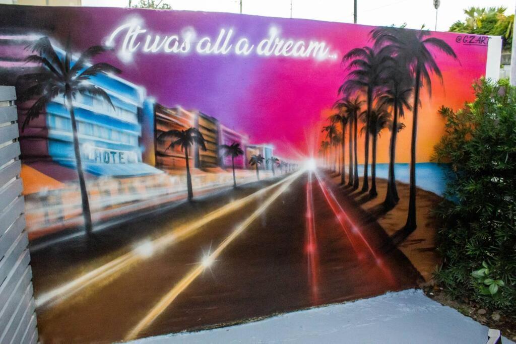Unique Miami Art Escape W/ Hottub, Arcade & Murals Esterno foto