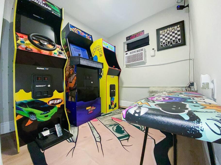 Unique Miami Art Escape W/ Hottub, Arcade & Murals Esterno foto